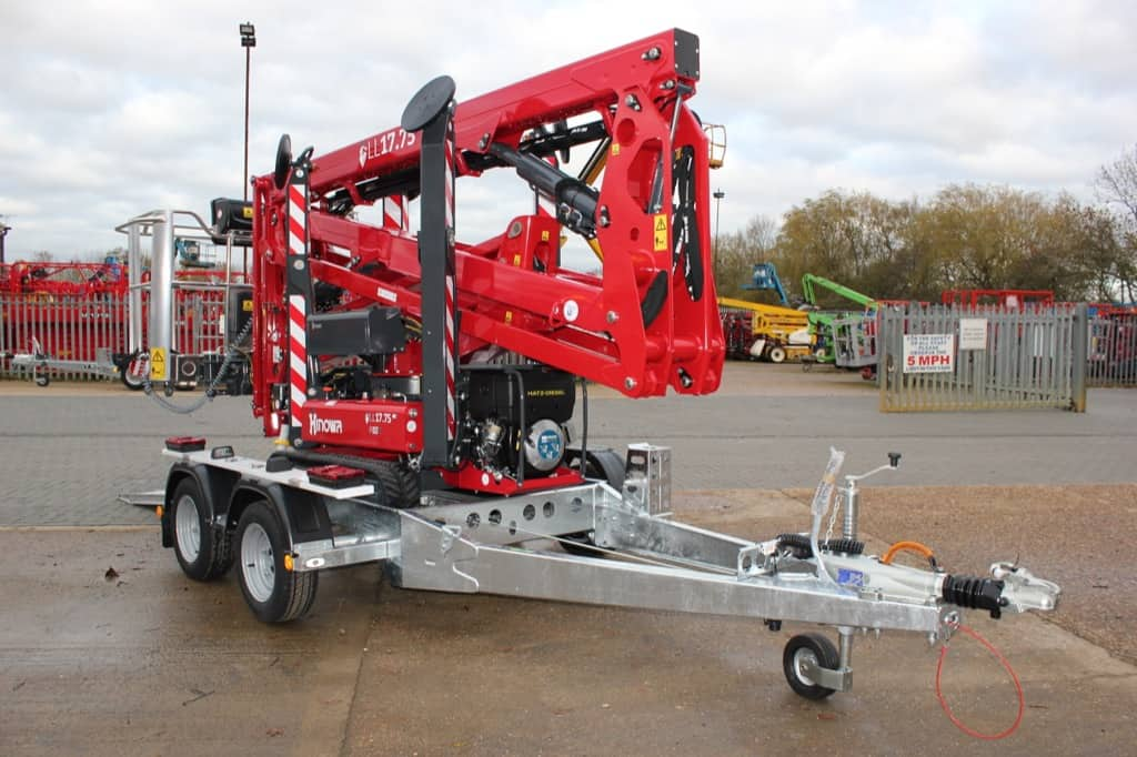 Trailer for the Spider Lifts 17.75 or 20.10